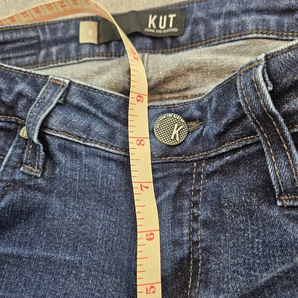 Kut from the Kloth Diana Dark Wash Skinny Jeans KP4880ML7 Blue Denim
